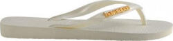 Havaianas Top Logo Metallic Șlapi Damă în Culoare Albă 4127244-0001 (4127244-0001)
