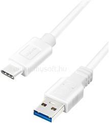 LogiLink USB 3.2 Gen1 Type-C kábel, C/M-USB-A/M, fehér, 0, 5 m (LOGILINK_CU0173) (LOGILINK_CU0173)