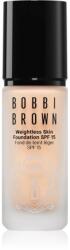 Bobbi Brown Weightless Skin Foundation SPF 15 Mini tartós matt alapozó hidratáló hatással árnyalat Warm Beige 13 ml