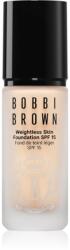 Bobbi Brown Weightless Skin Foundation SPF 15 Mini tartós matt alapozó hidratáló hatással árnyalat Warm Ivory 13 ml