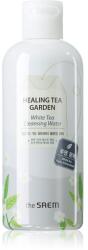 the SAEM Healing Tea Garden White Tea gyengéden tisztító víz az érzékeny arcbőrre 300 ml