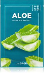 The Saem Natural Mask Sheet Aloe arcmaszk hidratáló és nyugtató hatással 21 ml