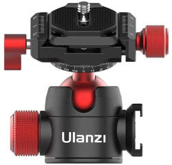 Ulanzi U-70 gömbfej, creatív csatlakozási lehetőség, vakupapucs adapter, 20kg teherbírás, arca swiss (UL-2104)