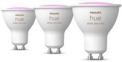 Philips Hue GU10 4.2W WACA Philips-8720169229877 3db szett led fényforrás (8720169229877)