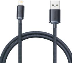 Baseus Crystal Shine USB-Lightning kábel, 2.4A, 1.2m (fekete) - smartdiszkont