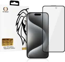 10X Privacy Titanium üvegfólia iPhone 16 Pro-hoz