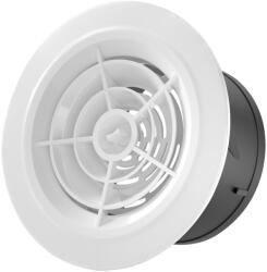 Commel Légtechnikai süllyesztett szellőzőrács kerek zárható 95mm (420-902) - alphadenthigienia