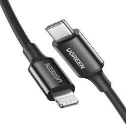 UGREEN US171 USB-C Lightning kábel, 36W, 2m (fekete)