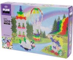 Plus-Plus Plus-Plus: Balon cu aer cald curcubeu pastelat