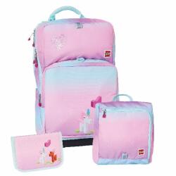 LEGO® Set de ghiozdane LEGO Maxi Plus din 3 piese cu genți de gimnastică Sparkle și suport pentru pixuri 20229-2406 (20229-2406)