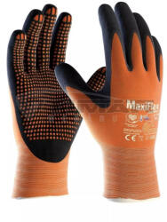 ATG Munkavédelmi Kesztyű ATG 42-848 MaxiFlex Endurance AD-APT Narancs-fekete nitril mártott, pöttyözött tenyér 10/XL (42-848/10)