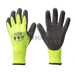Euro Protection Munkavédelmi Kesztyű Eurowinter téli/bélelt, sárga-szürke latex mártott, vízálló 1LAFO08 8/M (1LAFO08)