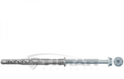 Fischer 540130 Rögzítődübel galvanizált, hatlapfejű csavarral, SXRL-FUS 8x100/TX30/SW10 (540130)