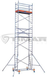 KRAUSE ProTec Alumínium gurulóállvány 2, 00x0, 70m, munkam. : 10, 3m - 940179 (940179)