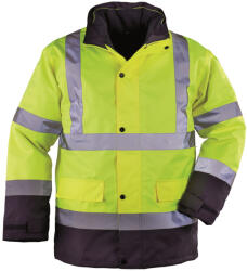 Coverguard Munkavédelmi Kabát ROADWAY 4/1 HI-VIZ XL-es jólláthatósági sárga-kék, levehető ujjak 7ROPYXL (7ROPYXL)