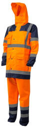 Coverguard Munkavédelmi Esőruha 2 részes HI-VIZ HYDRA L-es jólláthatósági narancs-kék 7HYDOL (7HYDOL)