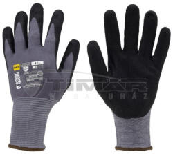 Coverguard Munkavédelmi Kesztyű Eurolite MAX25 szürke nitril mártott, csúszásbiztos, kopásálló 1NIST00009 9/L (1NIST00009)