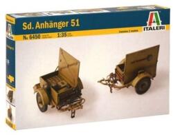 Italeri Italeri: Sd. Anhanger 51 Gunship model cu remorcă, 1: 35