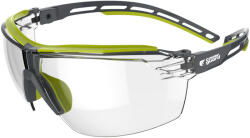  Munkavédelmi Szemüveg TIGER HIGH víztiszta, UV védelem, szürke-lime Airflex szár 6TIHC00NSI (6TIHC00NSI)