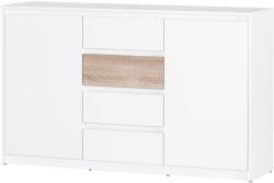 WIPMEB WENECJA 06 (komód) fehér/sonoma tölgy&