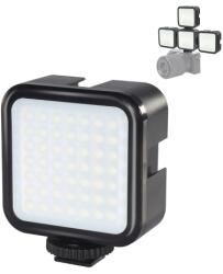  PULUZ 49 3W mini LED videólámpa fekete (PU529B)