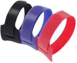  Tépőzáras kábelrögzítő, kábelkötegelő 200x12mm 3db-os (TKCZ)
