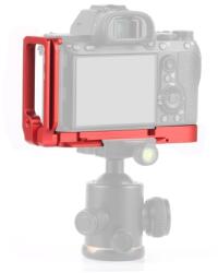  PULUZ L bracket, L konzol Sony A9 (ILCE-9) / A7 III / A7R III -hoz, piros (PU3541R)