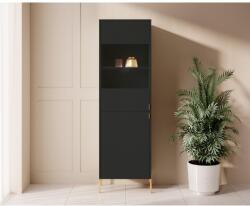 Wipmeble Diamond Di04 Vitrin 2d Fekete/fekete + Led