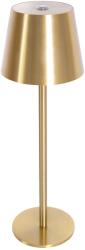 Toolight Toollight, érintőképernyős LED éjjeli asztali lámpa 5W, 3 színű fény, USB tápegység, APP1367-T GOLD, arany matt, OSW-08629 (OSW-08629)