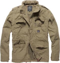 Vintage Industries Cranford kabát, sötét khaki színű