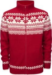 Brandit pulóver norvég cipzárral, piros színű