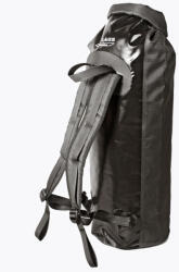 BasicNature Duffelbag Vízálló hátizsák Duffel Bag felgöngyölíthető záródással 40 l fekete