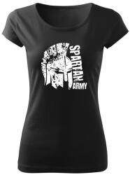 DRAGOWA női póló León, fekete 150g/m2