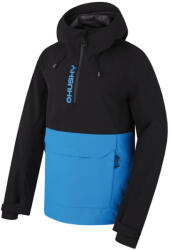 Husky férfi outdoor dzseki Nabbi M, fekete/neonkék