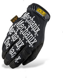 Mechanix Wear Mechanix Original fekete taktikai kesztyű fehér felirattal