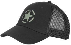 MFH Trucker sapka, állítható méret, fekete