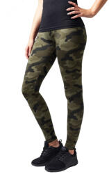 Urban Classics női leggings, wood camo
