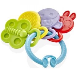 BabyJem Jucarie dentitie Rattle Teether BabyJem (Culoare: Mov)