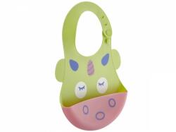 BabyJem Baveta BabyJem din silicon Soft Baby Bib (Culoare: Bleu)