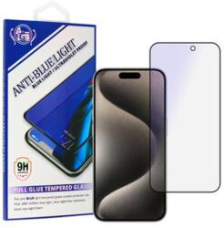 Xiaomi Redmi Note 12 4G/5G, Kijelzővédő fólia (ütésálló) ANTI-BLUE FULL GLUE (kékfény-szűrő)