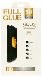 Huawei P40 Pro, Kijelzővédő fólia, (ütésálló) Full Glue 5D, fekete