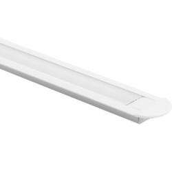 Ecolight Alumínium profil LED szalagokhoz, fehér, süllyesztett, 2 m, matt lámpabúrával és Ecolight végsapkákkal (ECOPRO0020MR)