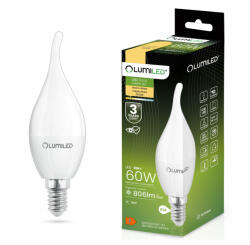 Lumileds E14 BA35 LED izzó 8W = 60W 806lm 3000K Meleg 180° LUMILED (LUMLEDG0112)