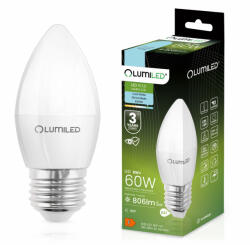 Lumileds E27 B35 LED izzó 8W = 60W 806lm 6500K Hideg 180° LUMILED (LUMLEDG0013F)