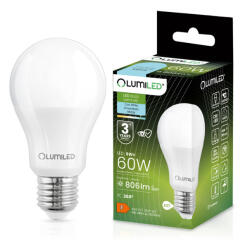 Lumileds E27 A60 LED izzó 8W = 60W 806lm 6500K Hideg 260° LUMILED (LUMLEDJ0012)
