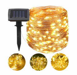 Masterled Solar Girland Garden DEKORATÍV Fénylánc 300 LED 32m Meleg szín (LVTSOL0467)