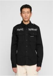 Brandit Iron Maiden Vintage Shirt long sleeve Eddy black