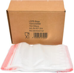  Simítózáras tasak 150x200 mm