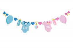 Chaks Girland pólók - Boy or Girl 2 m x 21 cm