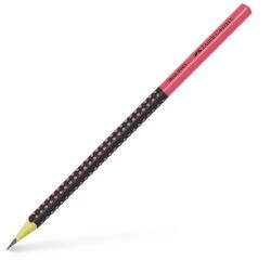 Faber-Castell Creion grafit two tone fara radiera cu grip 2001 Faber Castell negru-roz 517011 (FC517011)